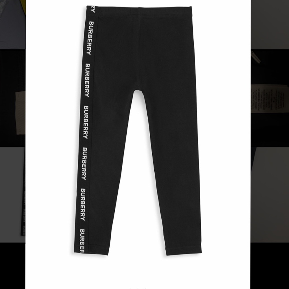 Little Girls Burberry Leggings Size 6